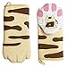 Guante de Trapo de Cocina Guantes de Antideslizantes para la Parrilla de hasta 250 ℃ Guantes Resistentes Al Calor Pata de Gato Cute Cartoon Cat Paw para Cocinar Hornear 2 Piezas (B)