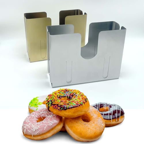 Adjustable Stainless Steel Bagel Slicer and Cutter, Bagel Holder for Slicing Small and Large Bagels, Bagel Cutter Slicer with Bun Holder and Slicing Guide - Perfect Bagel Slicer for Large Bagels