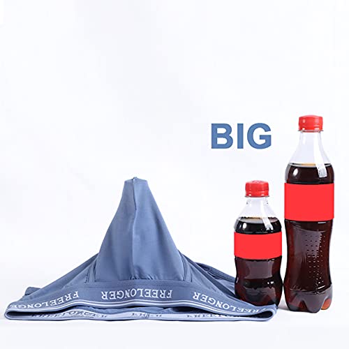 Men's Boxer Briefs Big pouch Underwear Comfortable Soft Breathable Trunks4