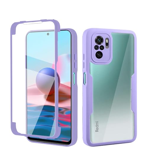 ILING Trasparente Case for Xiaomi Redmi Note 10 4G/Redmi Note 10S/POCO M5s