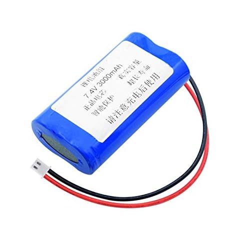 softpoint 7.4v 3000mah 18650 Lithium Battery Pack, 2 * 18650 with XH 2.54mm Connector for Remote Control Flashlight DIY Power Bank Cover