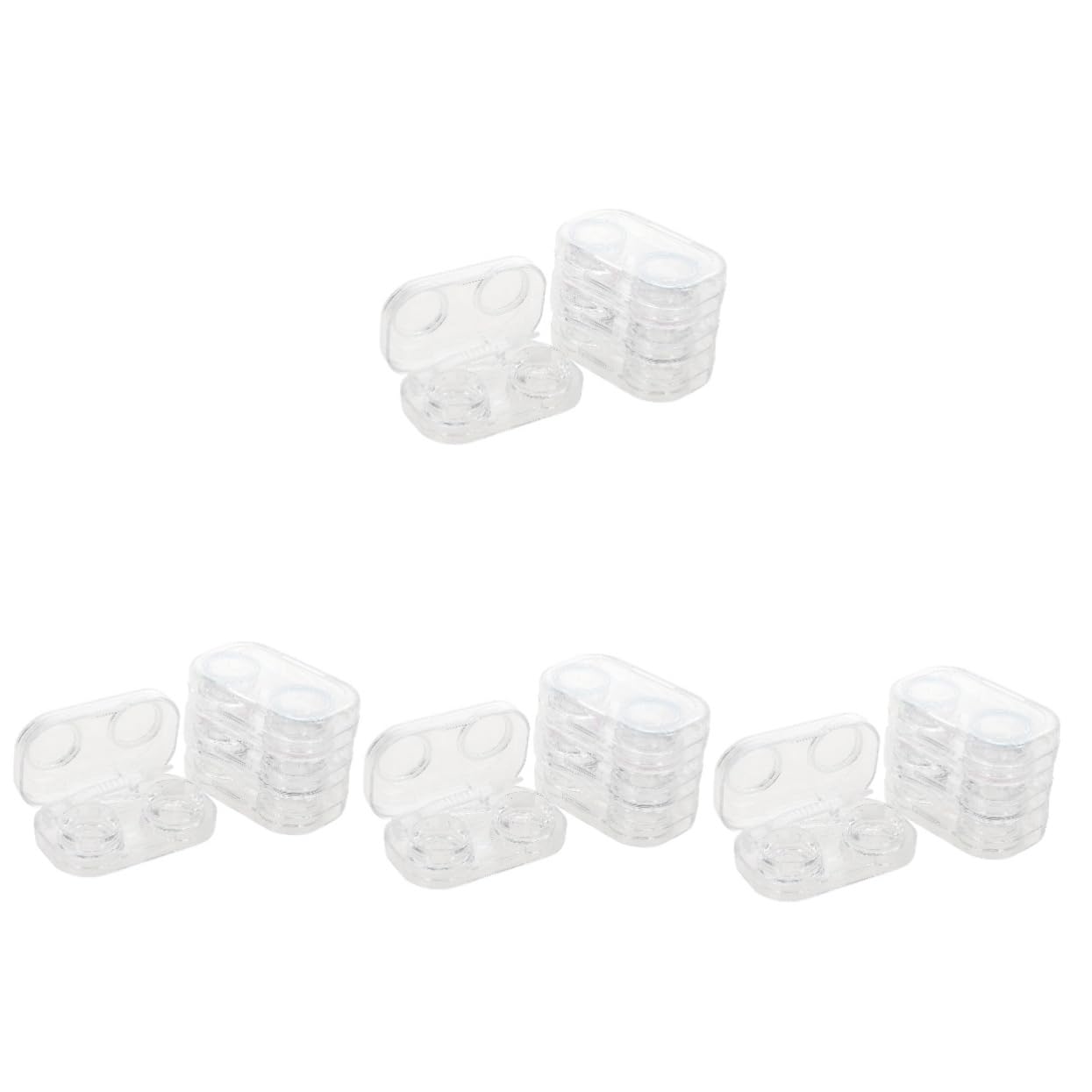 CALLARON 4 Set Custodia Per Lenti A Contatto Astuccio Organizzatore Di Lenti Custodia Per Occhiali P.s 4 Pezzi * 4