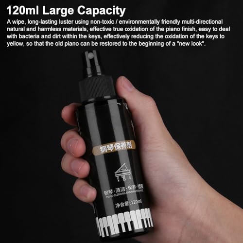 Klavierreiniger,Reinigungsmittel Klavier,Klavier-Reinigungspflege,Reinigungspflege für Klaviertasten,Piano Cleaner,Key Cleaner,for Keyboards,MIDI Keyboard Controllers,Digital Pianos,Klavierreinigung