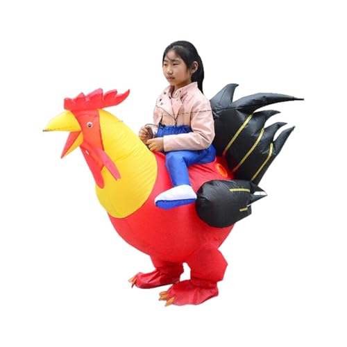Costume gonflable de cheval sans maquillage pour un déguisement Halloween rapide