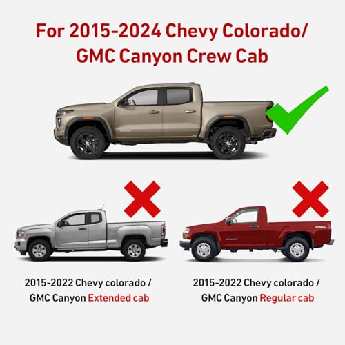 Barras laterales para Chevrolet Colorado/GMC Canyon 2015-2025 miniatura 6