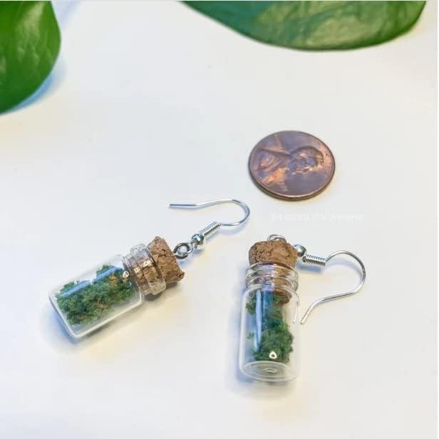 Miniatura 3 de Aretes de cannabis, aretes de maleza, 420, el mejor regalo de mordaza, aretes de marihuana falsos, cannabis falso, aretes divertidos, aretes de