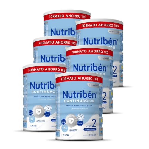 Nutribén Pro Alfa 2 Leche de Continuación +6 Meses, Formato Ahorro 6x1kg