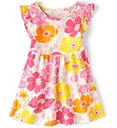 The Children's Place Baby Girls' and Toddler Short Sleeve Casual Dresses