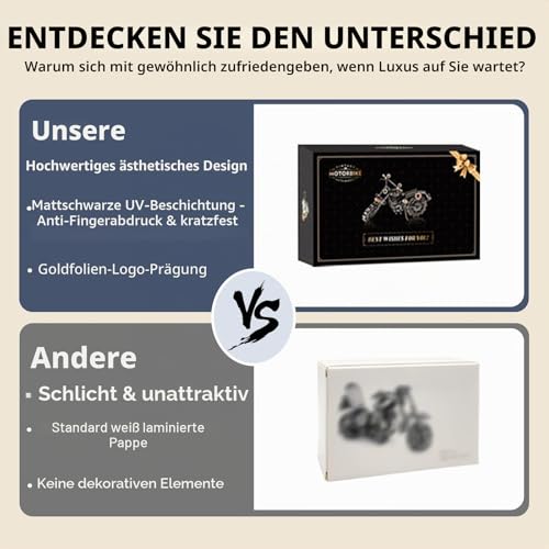 Signstek Vintage Metall Motorrad Modell – Handgefertigte Eisen Deko, Sammlerstück im Retro-Stil – Geschenkidee Motorradliebhaber, Männer und Väter
