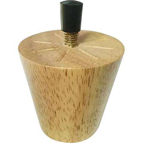 Jaswass Round Wooden Furniture Legs Solid Wood 2 Inch Sofa Replacement Legs for Armchair Cabinet Chair Dresser Home DIY Projects 8 Pcs Cover
