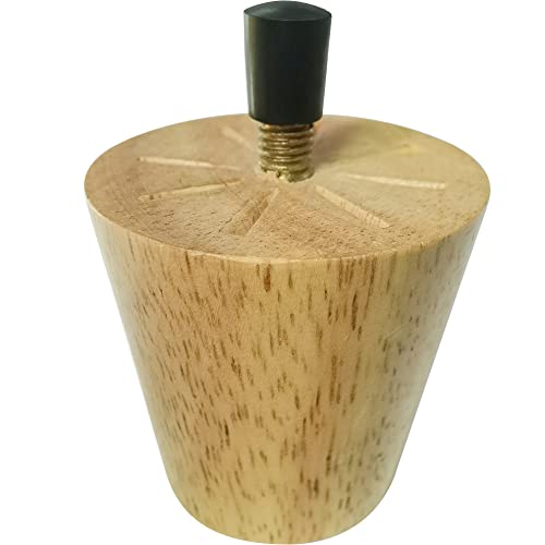 Jaswass Round Wooden Furniture Legs Solid Wood 2 Inch Sofa Replacement Legs For Armchair Cabinet Chair Dresser Home Diy Projects 8 Pcs #TOP20