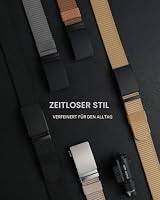 CHAOREN Automatik Gürtel Herren, 38mm Nylon Arbeitsgürtel – Ansicht 7