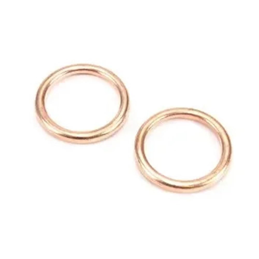 Junta de tubo de escape de motocicleta compatible con FZ750 1985-1994 FZR750 1987-1988 FZX750 1987-1989(2pcs)