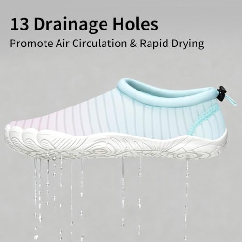 Image of Mishansha Womens Barefoot Water Shoes Wide Toe Box Swim Shoes Quick Dry Non Slip