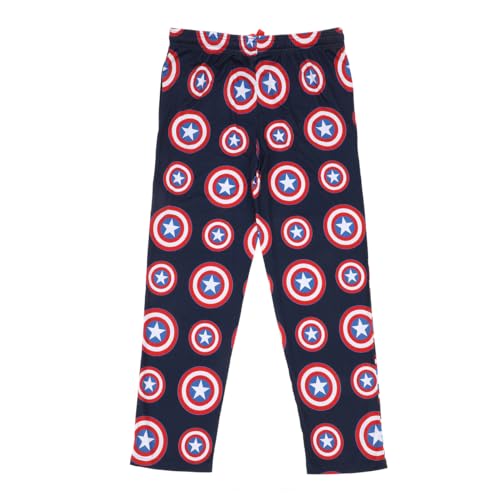 Marvel Captain America Shield Men's Sleep Pants With Tapered Legs And Pockets2