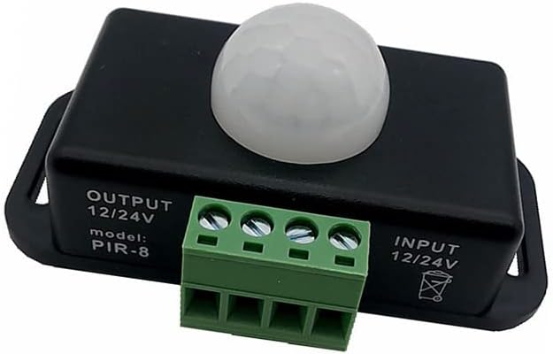DC 12V 24V PIR Motion Sensor Switch for LED Strip Lights Auto Detection