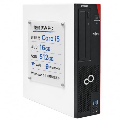 �y�����ςݕi�z�f�X�N�g�b�v�p�\�R�� �x�m��ESPRIMO D588 i5��9����16GB SSD512GB Win11 Office2021 WiFi | Core i5,WiFi,Bluetooth,DVD,DP,DVI,�����ݒ�ς�,�ȃX�y�[�X,������