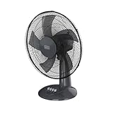 BLACK+DECKER - Ventilatore da tavolo BXFD8000E 45 W | 3 velocità | Oscillazione | 5 pale 40 cm...