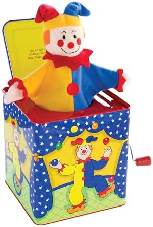 Schylling Jack-in-The-Box, Jester (Pack of 1)