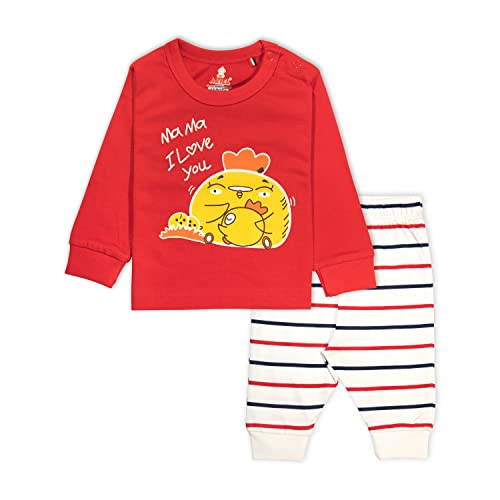 Image of ARIEL Cotton Fleece Clothing Sets for Boys & girls - Unisex Winter Clothing sets Full Sleeve T-shirt & Pant