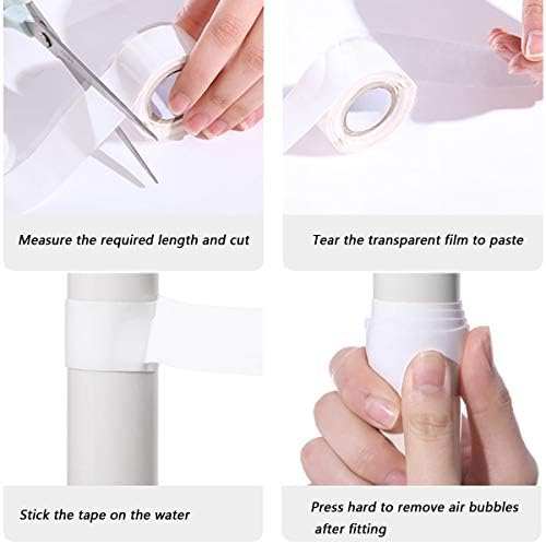 Self Amalgamating Rubber Tape Self Fusing Sealing Tape Waterproof Pipe Repair Tape Electrical Tape Waterproof Sealant Strip Insulation Tape for Pipe Water Hose Leakage Sealing Repairing, 2.5cm * 1m