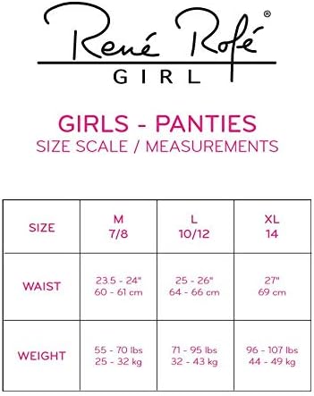 Rene Rofe Girl's Cotton/Spandex Hipster Underwear (9 Pack)