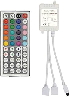BZONE 2-Port 44 Keys Wireless IR Remote Control Dimmer for SMD 5050 3528