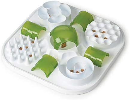 Catit Play Cat Treat Puzzle, Interactive Cat Toy, 43010, White
