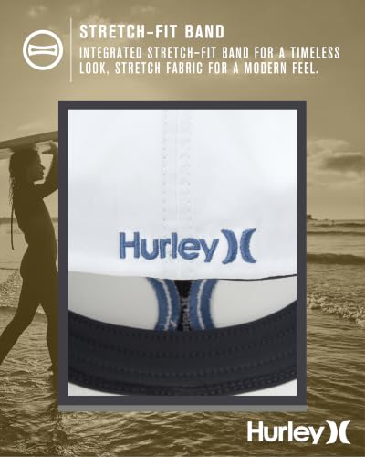 Image of Hurley Men's Caps - One & Only Flexfit Baseball Cap - Fitted Hats for Men (S-XL)
