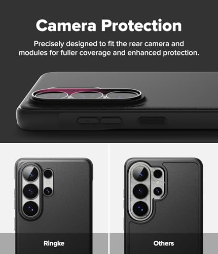 Image of Ringke Onyx Compatible with iPhone Series Case Back Cover Rugged Flexible Durable Anti-Slip TPU Protection Shockproof (Black, Galaxy S26 Ultra)