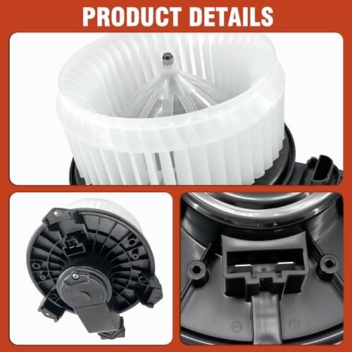 Image of AC Heater Blower Motor with Fan Fit for Mazda CX-9 2007-2015,Ram ProMaster 1500 /2500 /3500 2014-2024, Replacement for OE# 700289, TD1161B10