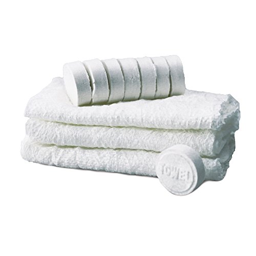 Etmact 100pcs Mini Cotton Disposable Compressed Portable Towel For Travel/Home/Outdoor Activities.