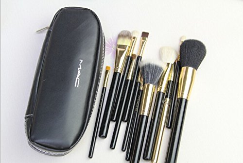 Angel Professional 12 Piece Makeup Brush Set and Case