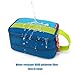 HawLander Kids Toiletry Bag for Travel, Small Size for Boys or Girls, With Carry Handle (Blue)