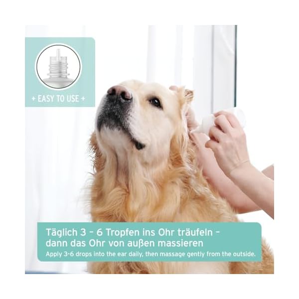 AniForte Ohrentropfen mit kolloidalem Silber 25ppm & Ringelblume 50ml | Für Hunde, Katzen & Kleintiere I Bei Ohrentzündungen, Juckreiz I Ohrenpflege, Ohrenhygiene, Gesunde Ohren – Bild 5