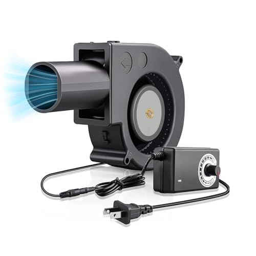 Image of 120mm Mini Blower Fan, AC 110V 220V DC 12V Blower Cooling Fan withDC Brushless Motor for Receiver DVR for Modem 100‑240V