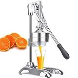 Multifuncional: Exprimidor multifuncional, apto en fiestas y cocina para obtener jugo de naranjas, limones, mandarinas, granadas, pomelos y otras frutas.