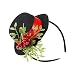 Butterfly Craze Christmas Headband w/Mistletoe, Frosty Snowman Top Hat for Halloween Costume