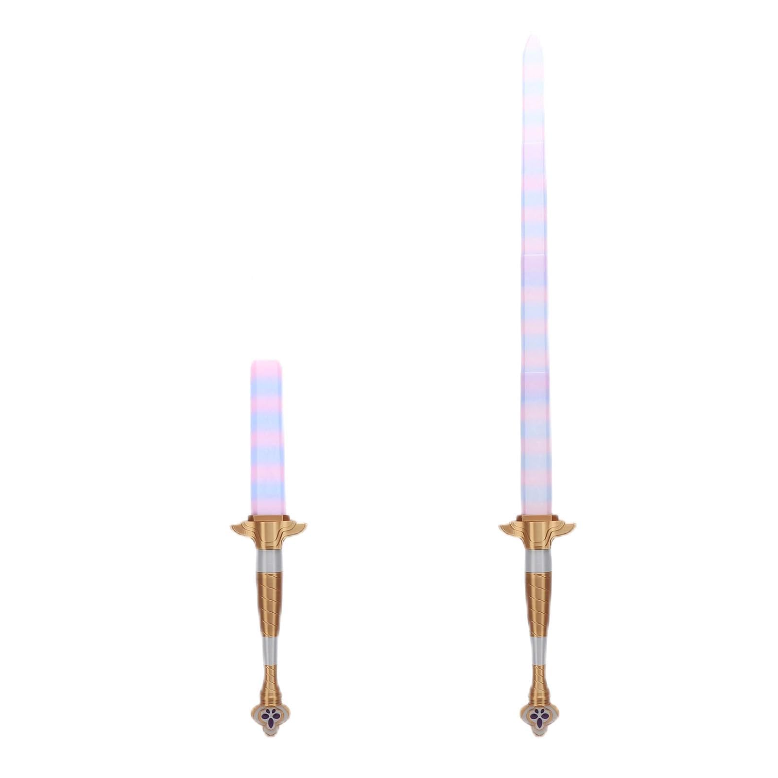 Bewinner 3D Printed Retractable Sword, Colorful Cosplay Weapon Prop for Role Playing, Anime, Festivals, Costume Parties (38 Inch, PLA)