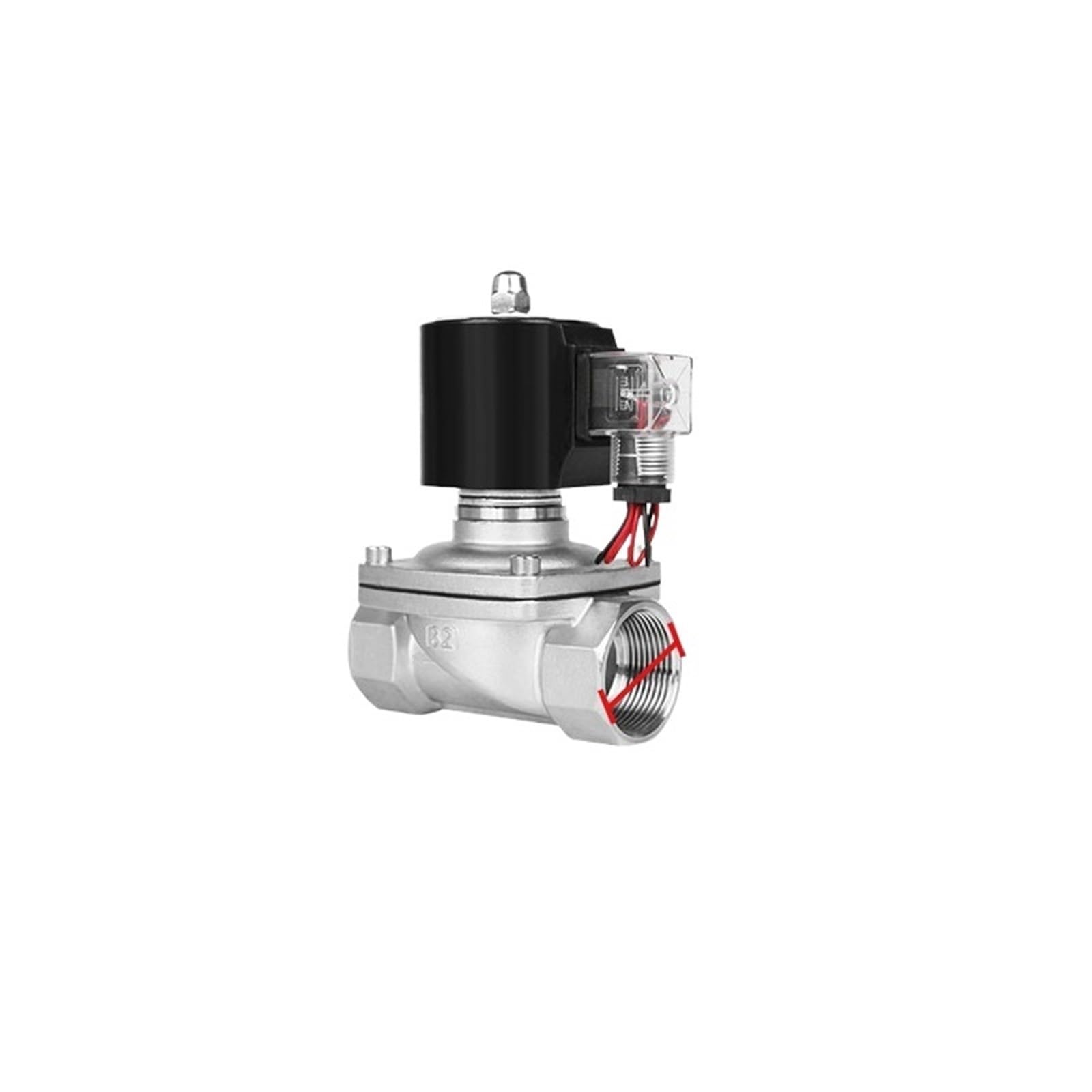 IEUMJNAT 1-1/4" Stainless Steel Solenoid Valve For Waterpoof Normally Closed 220V 12V 24V 110V(BSP-24VAC-NBR-SEAL)