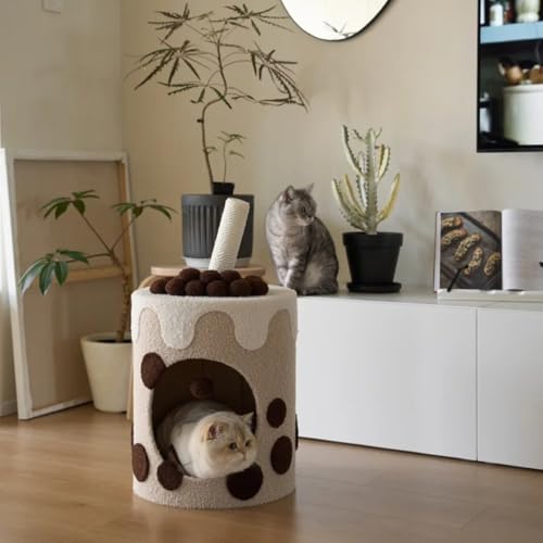 Árbol para gatos Happy & Polly beige 26 pulgadas miniatura 3