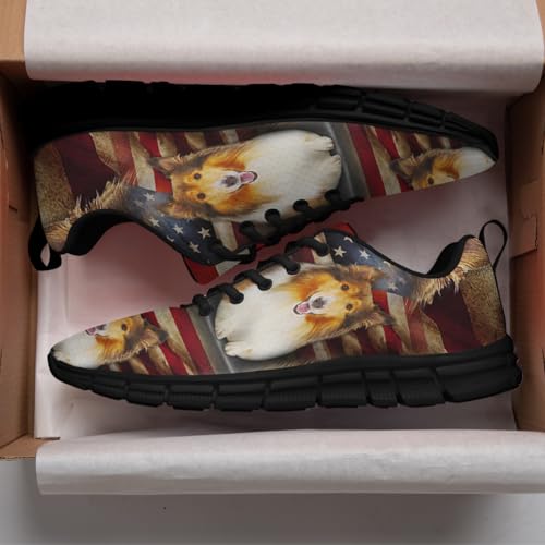 Rough Collie Dog American Shoes Men Women Running Walking Shoes Fashion Sneakers3