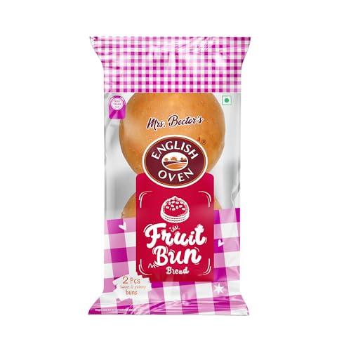 Image of English Oven Fruit Bun Bread, 150 g |2 Pieces