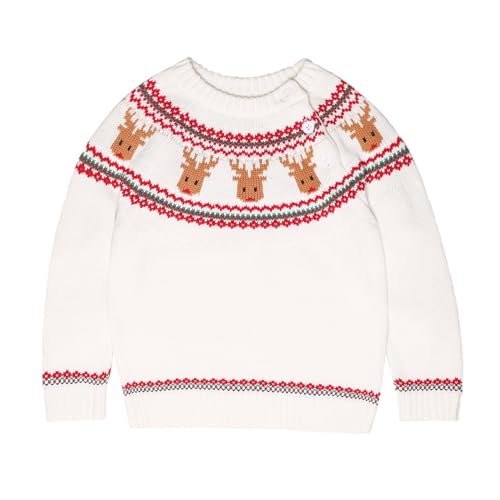 Miccina Baby Toddler Boys Girls Sweater Knit Christmas Sweatshirt Little Kids Pullover Cotton Winter...