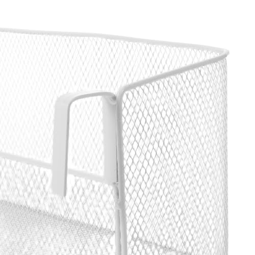 Panier suspendu en métal blanc 27 cm BESTYASH