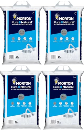 4 pk morton water softener salt crystals pure and natural 4 in 1 40 pounds