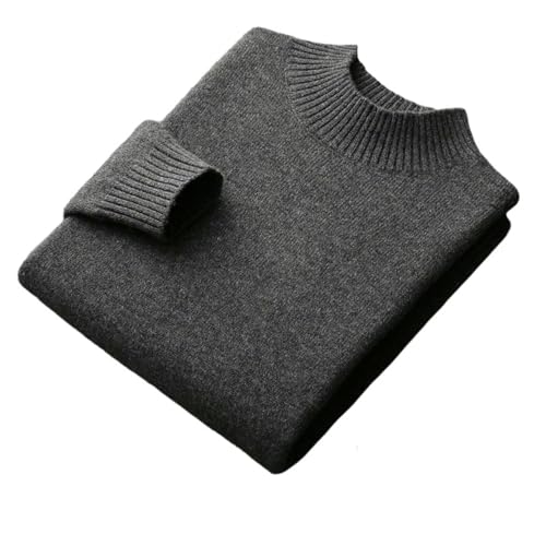 Pull épais à col semi-haut homme isolation thermique contre le froid
