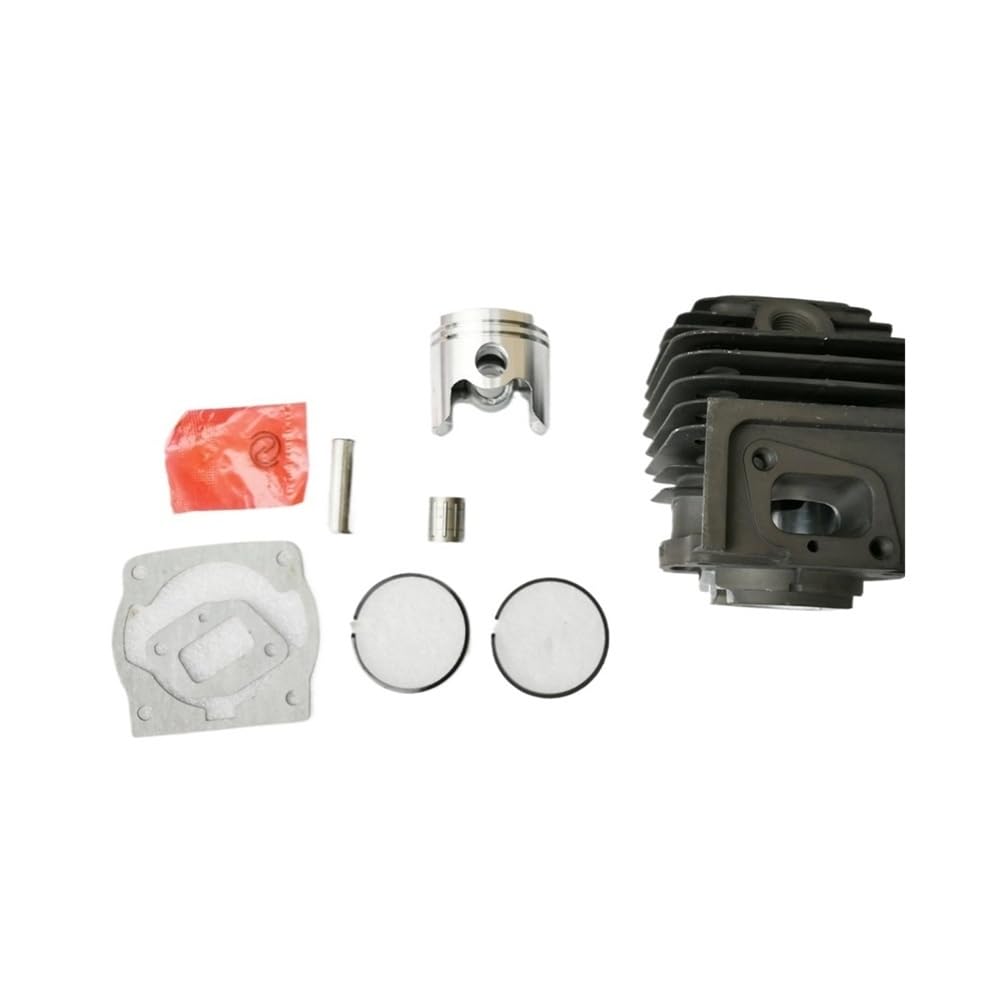 Kits de pistón de Cilindro compatibles con Motores de desbrozadora de césped de 40 mm, 44 mm, 40-5/430/TL43/TU43, CG430 y CG520, 43 CC y 52 CC, con Junta de cojinete.(52CC)