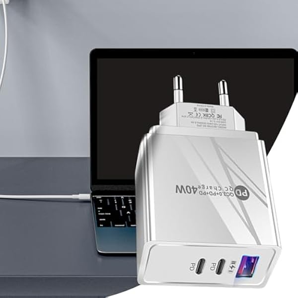 Настенное зарядное устройство USB - быстрое зарядное устройство PD 3.0 USB сетевой адаптер с защитой от перенапряжения и перегрева - компактные зарядные аксессуары для круиза, дома, путешествий