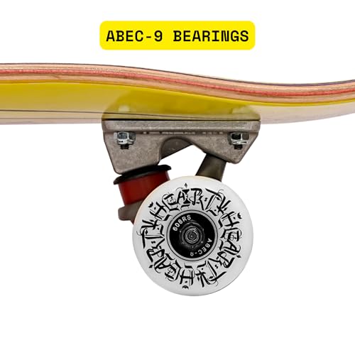 Image of Hearty Pro Complete Skateboard Pack | Unassembled | 8 inch X 31.66 inch | for Adults & Teens | Skate Supply India (Balloons)